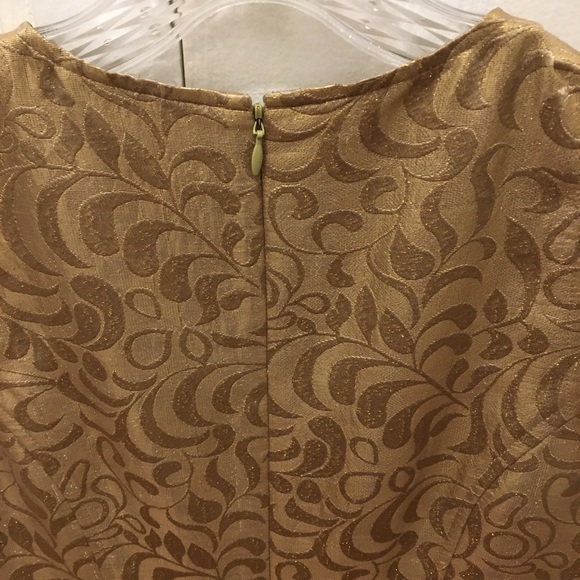 Jones New York Gold Cocktail Dress - Picture 3 of 5